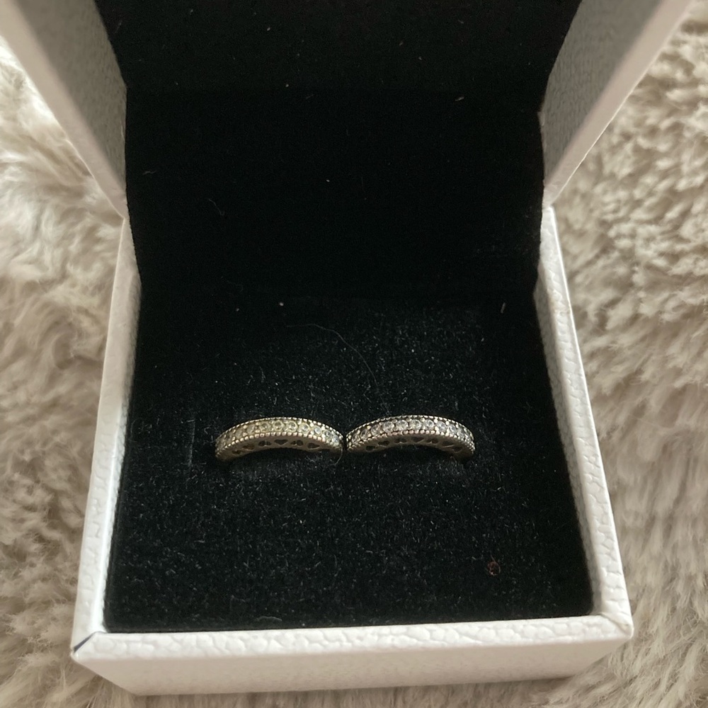 Pandora hoop earrings